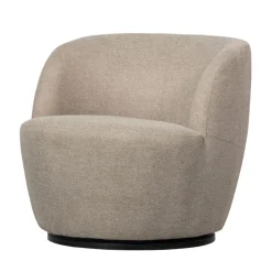 SERRA Fauteuil pivotant design en tissu