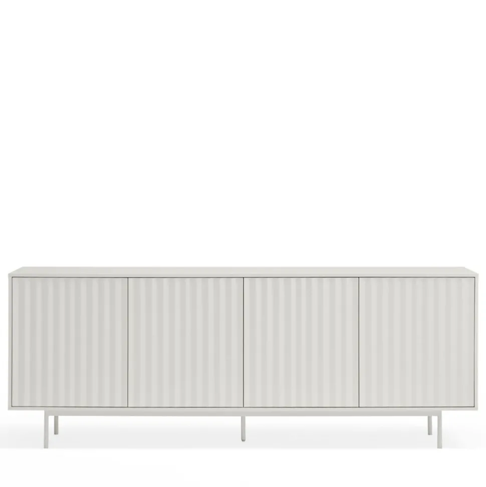 SIERRA Buffet en bois 4 portes 3 tiroirs L211cm
