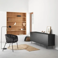 SIERRA Buffet en bois 4 portes 3 tiroirs L211cm