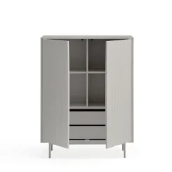 SIERRA Buffet haut en bois 2 portes 2 tiroirs