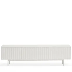 SIERRA Meuble TV en bois 3 portes L180cm
