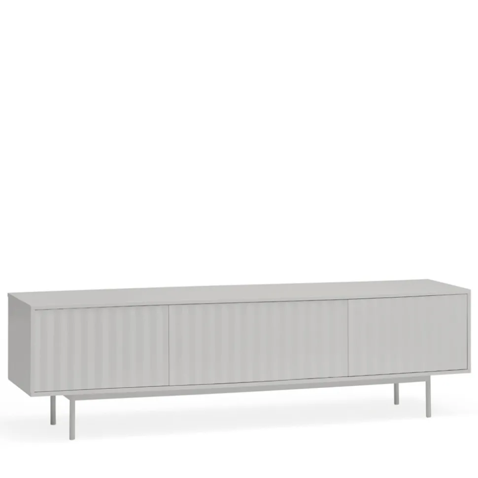 SIERRA Meuble TV en bois 3 portes L180cm