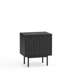 SIERRA Table de chevet 1 porte 2 tiroirs en bois