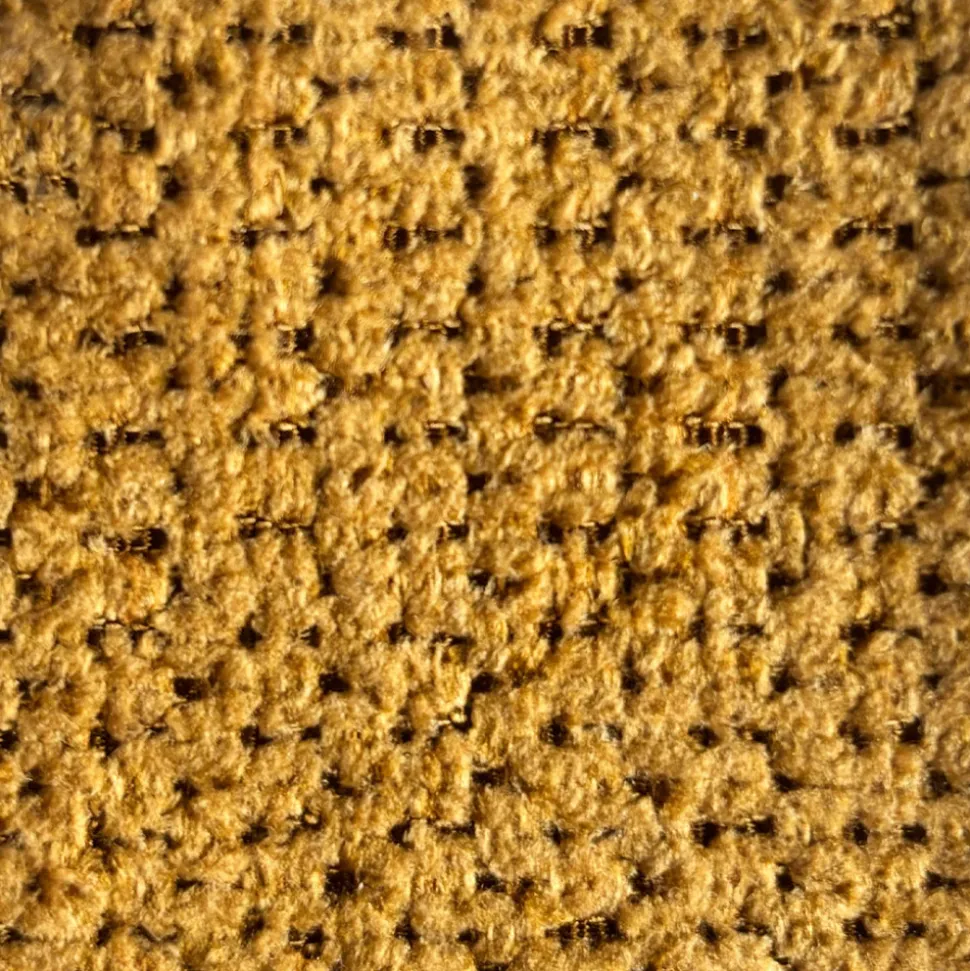 SIMON Fauteuil pivotant en tissu chenille pied étoile