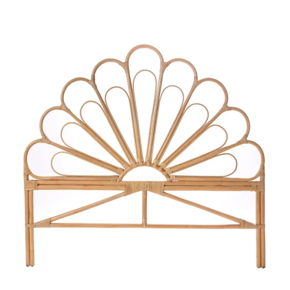 SINGARAJA Tête de lit design en rotin 148cm