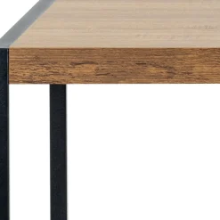 SKAL Ensemble table de bar pour 4 personnes en bois et métal H105cm