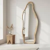 SOLEA Miroir organique en bois 70x180cm