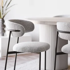 SOLVA Table à manger 10 personnes ovale en bois