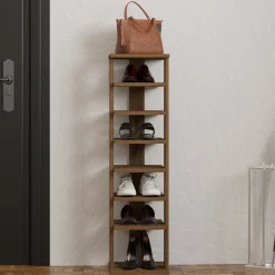 STATE Étagère à chaussures en bois H110cm