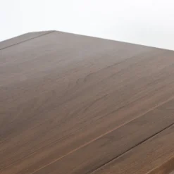STORM Table à manger 8 personnes aux bords arrondis en bois