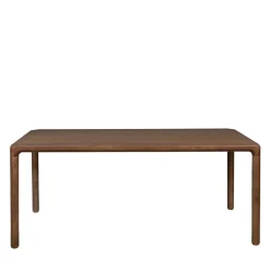 STORM Table à manger 8 personnes aux bords arrondis en bois