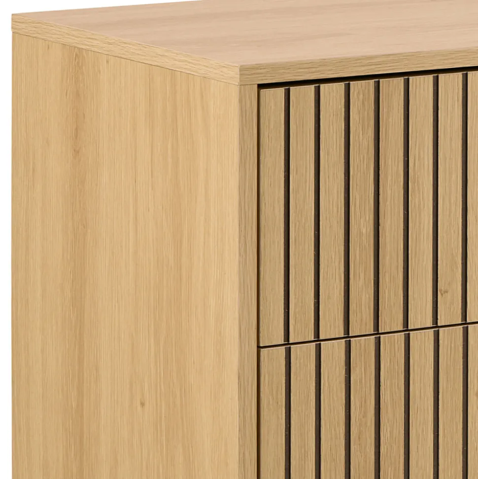 STORO Commode 6 tiroirs en bois L157.9cm