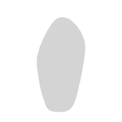 SUNLEAF Miroir de forme organique 60x120cm