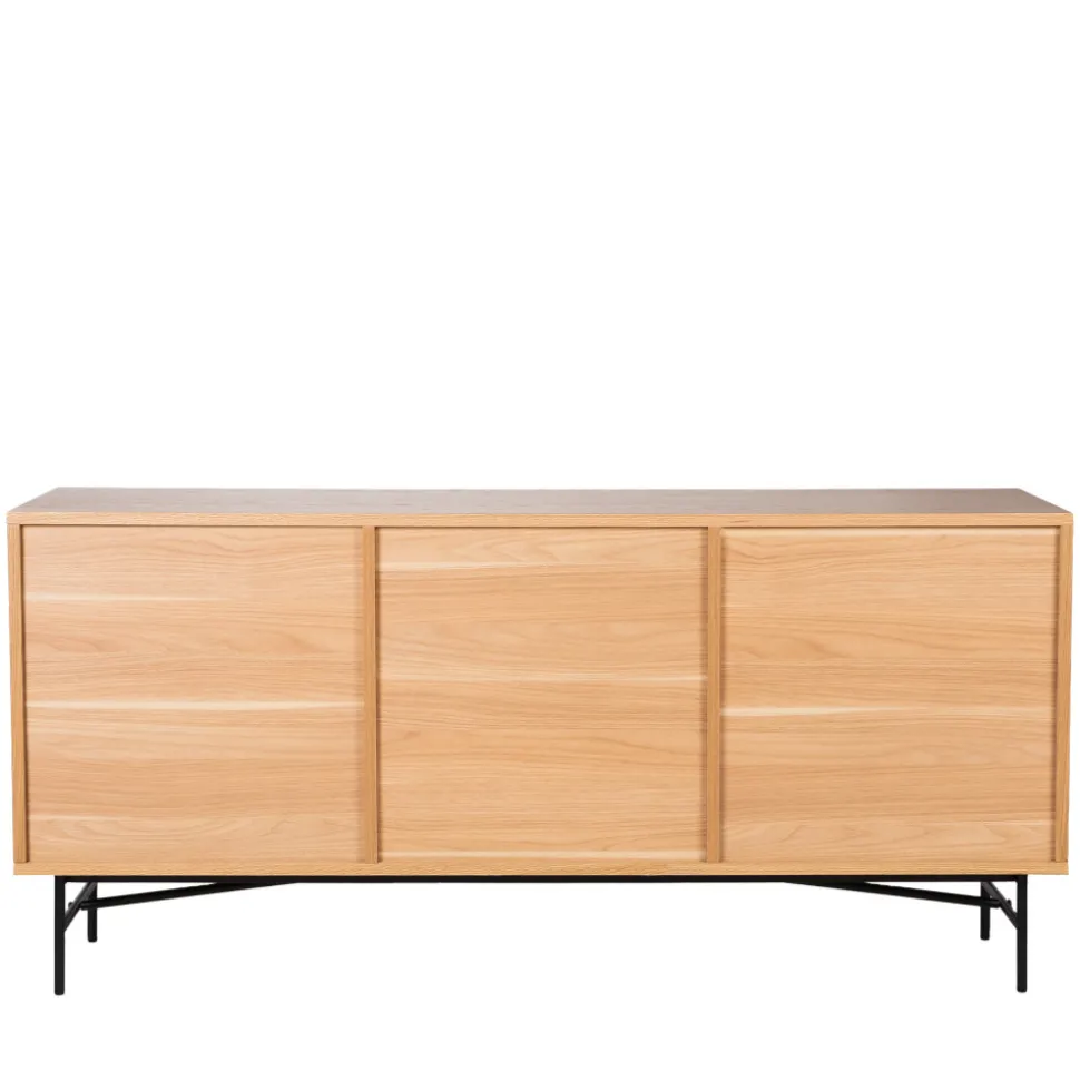 SVEG Buffet 2 portes 3 tiroirs en bois L160cm