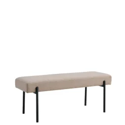 SWINDONBanc en tissu et métal L100cm