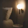 TAO Applique murale en métal et verre