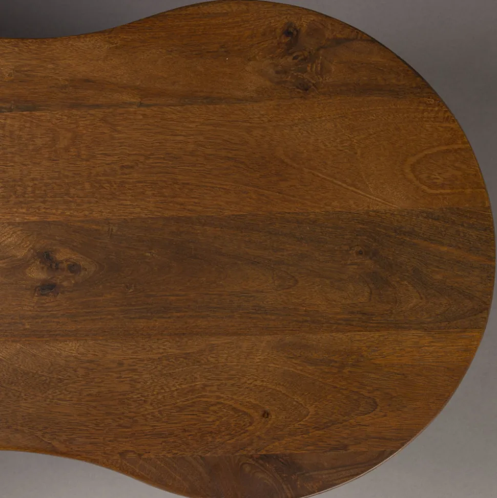 TILON Table basse organique en bois 110x60cm