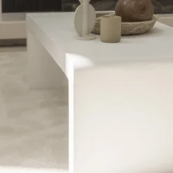 TOCOA Table basse en fibre de ciment 120x55cm