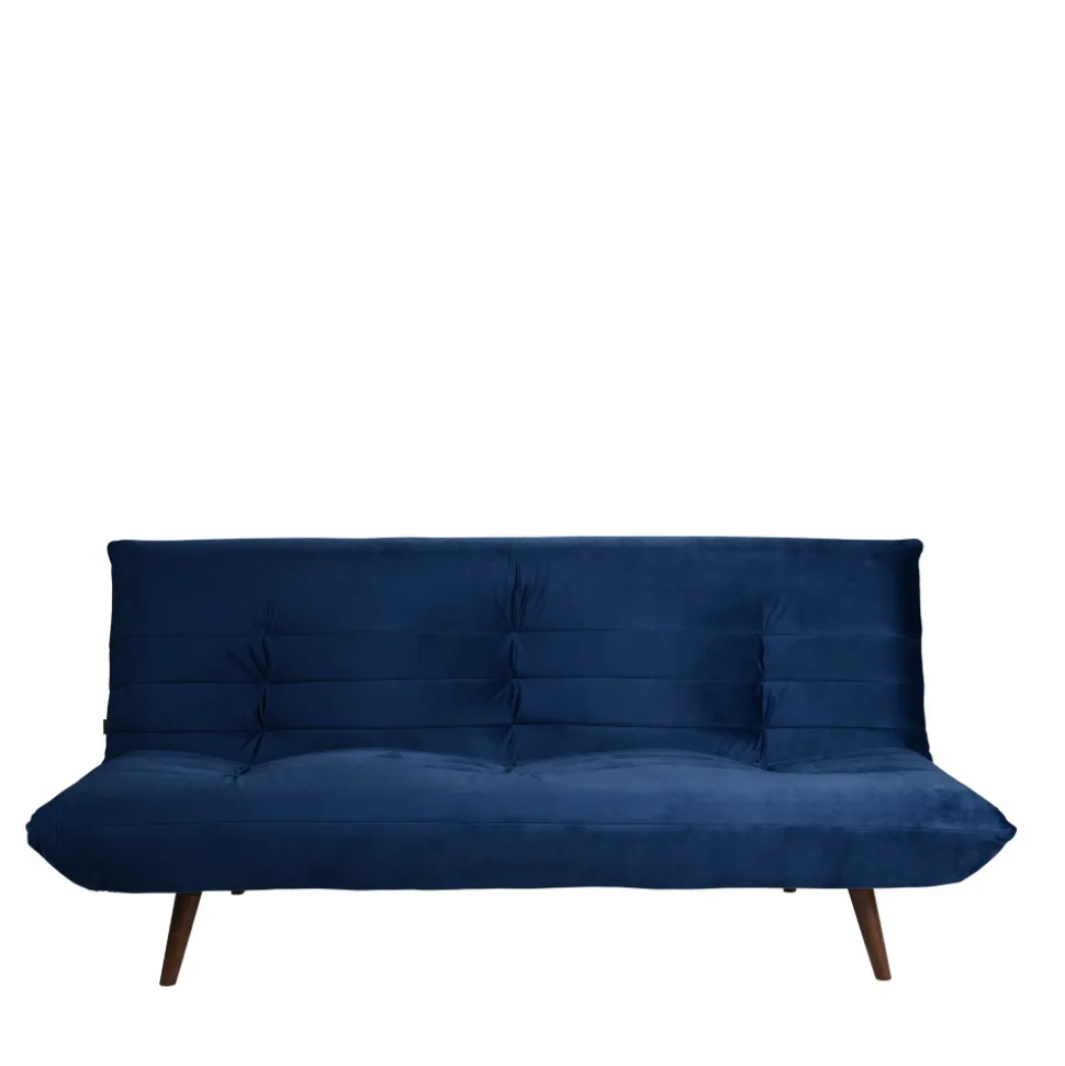 TOMMY Canapé convertible 3 places en velours