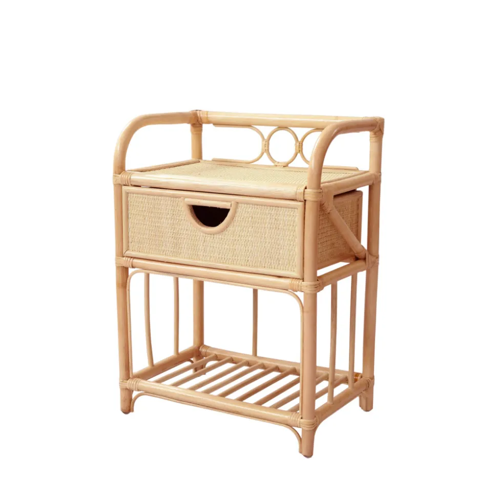 TONDANO Table de chevet en rotin