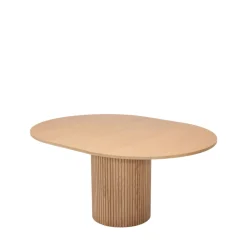 TOSCANA Table à manger extensible 4 à 6 personnes en bois ø120-160x120cm