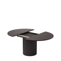 TOSCANA Table à manger extensible 4 à 6 personnes en bois ø120-160x120cm