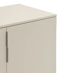 TOTEM Buffet haut 2 portes en bois L100 cm