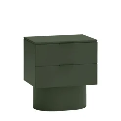 TOTEM Table de chevet 2 tiroirs en bois