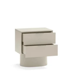 TOTEM Table de chevet 2 tiroirs en bois