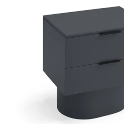 TOTEM Table de chevet 2 tiroirs en bois