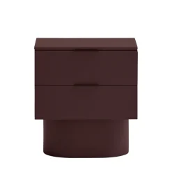 TOTEM Table de chevet 2 tiroirs en bois