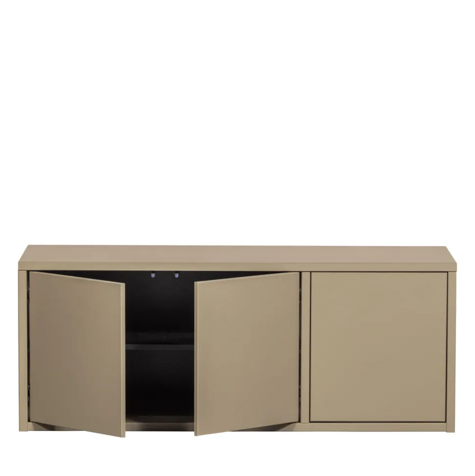 TURNER Meuble TV 3 portes en bois L120cm