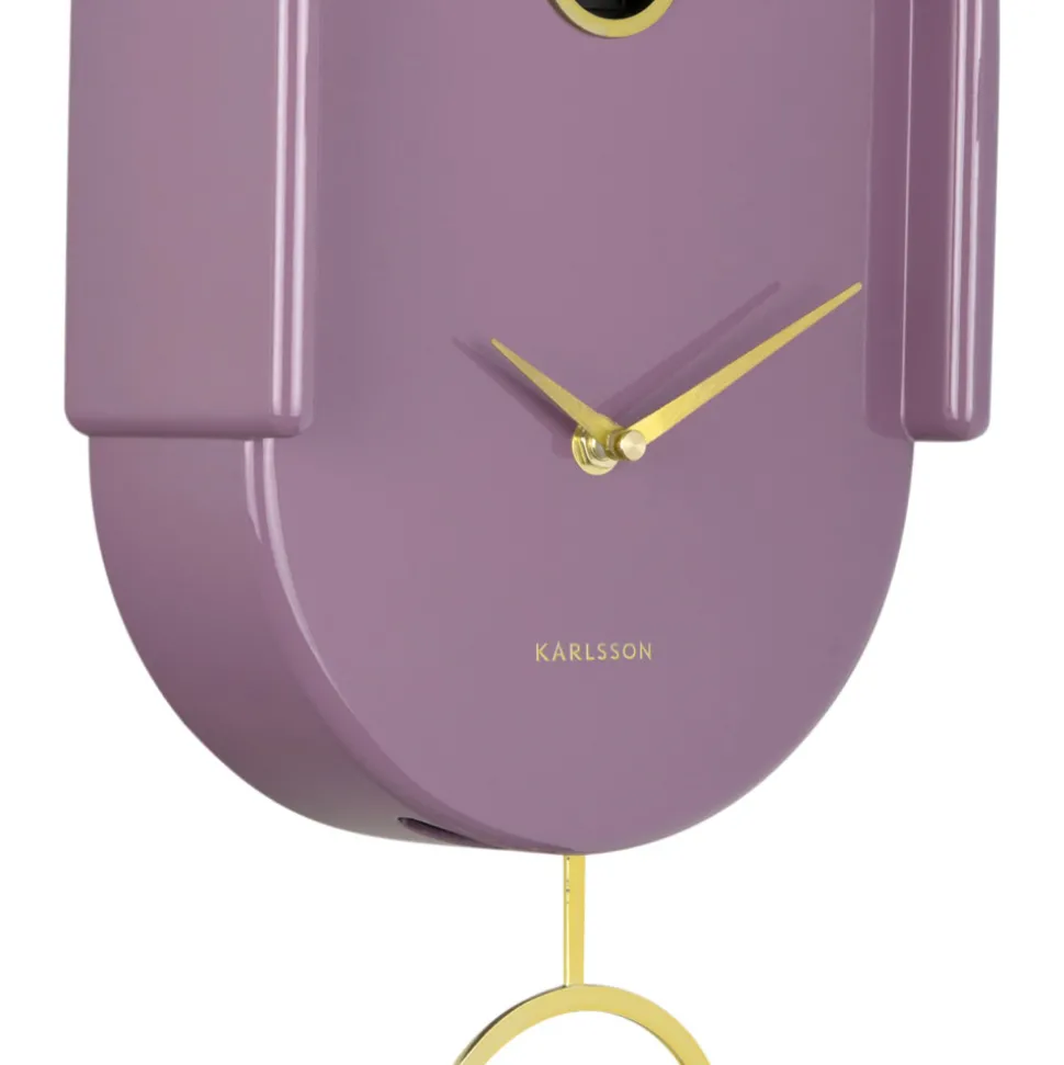 TWEET Horloge murale en métal avec coucou