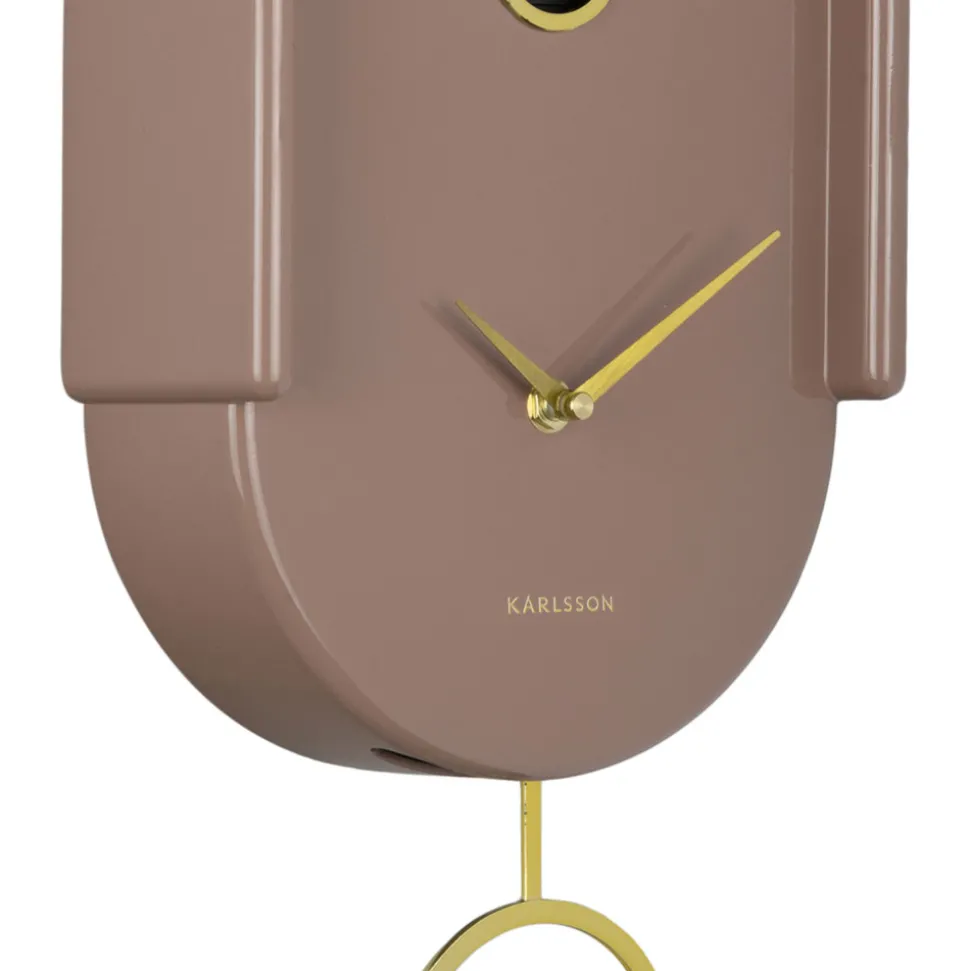 TWEET Horloge murale en métal avec coucou