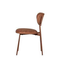 VALOR Lot de 2 chaises en tissu et métal