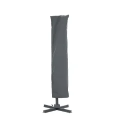 VEYA Parasol carré déporté en aluminium 3x3m