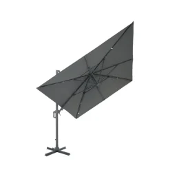 VEYA Parasol rectangulaire déporté en aluminium 3x4m
