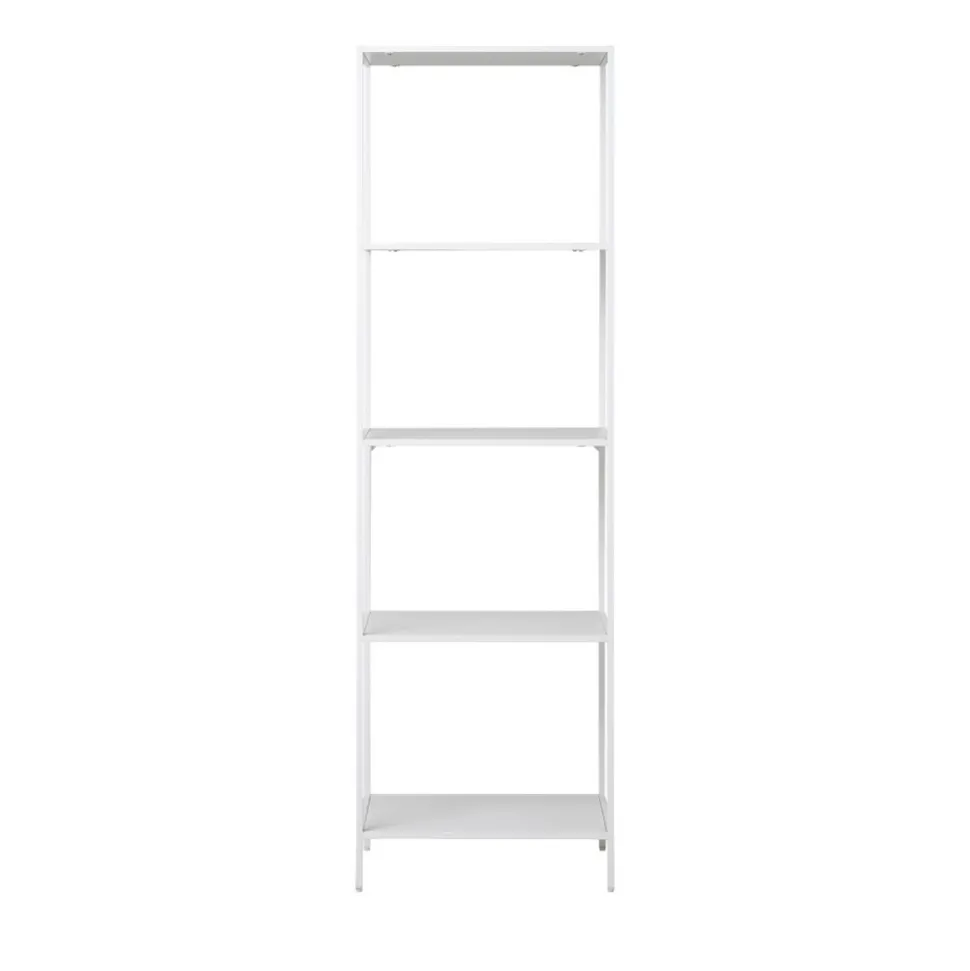 VITA Etagère en bois et métal blanc 51x170cm