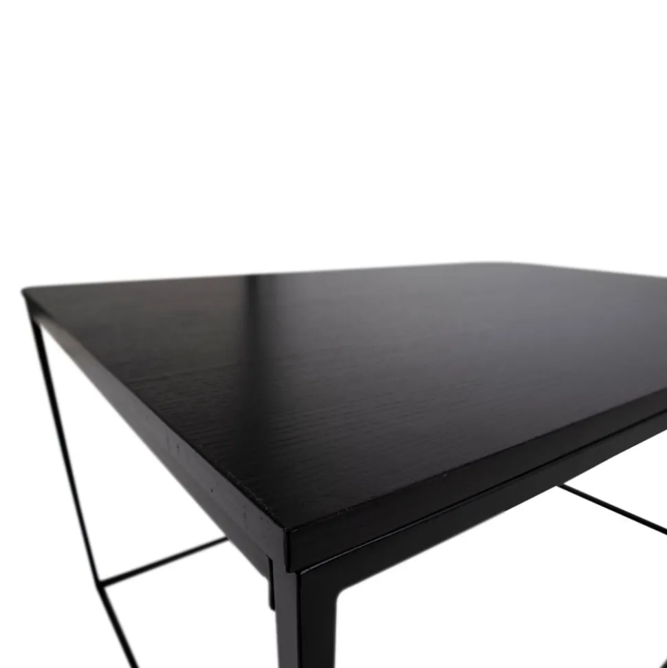 VITA Table basse en métal et bois