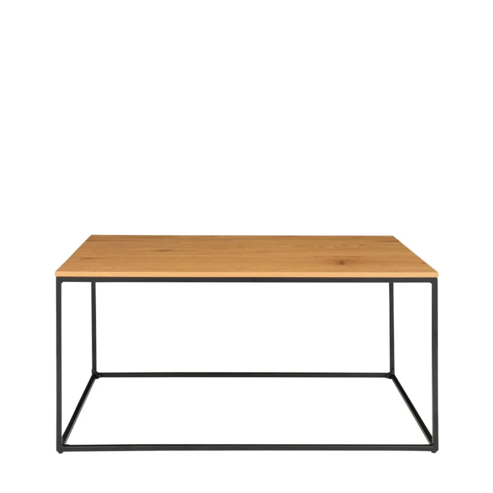 VITA Table basse en métal et bois