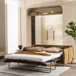 VORNAY Canapé convertible express 2 places en tissu