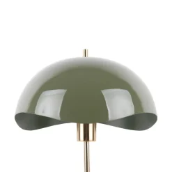 WAVED DOME Lampe à poser en métal et marbre