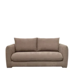 WIAME Canapé droit 2,5 places en tissu style contemporain