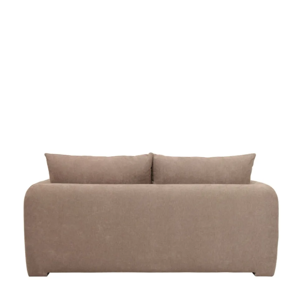WIAME Canapé droit 2,5 places en tissu style contemporain