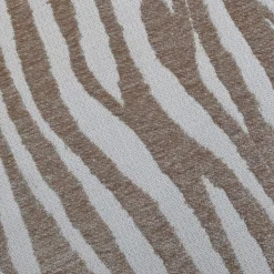 WILD Pouf rond en tissu imprimé animal ø40cm