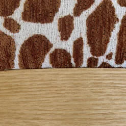 WILD Pouf rond en tissu imprimé animal ø40cm