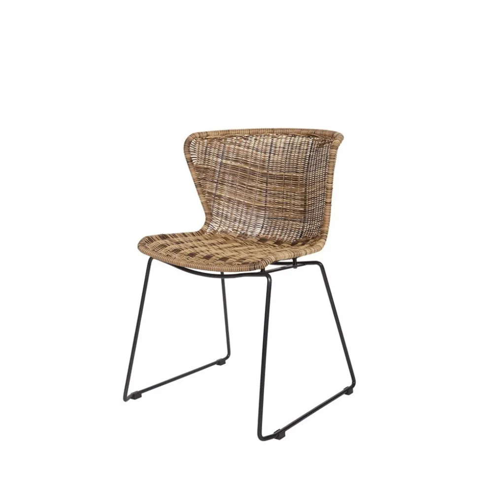 WINGS Lot de 2 chaises indoor/outdoor en résine tressée