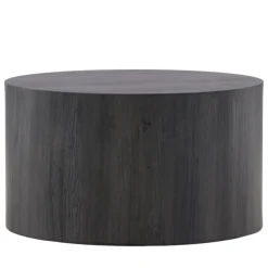 YORK Table basse ronde effet marbre ø80cm
