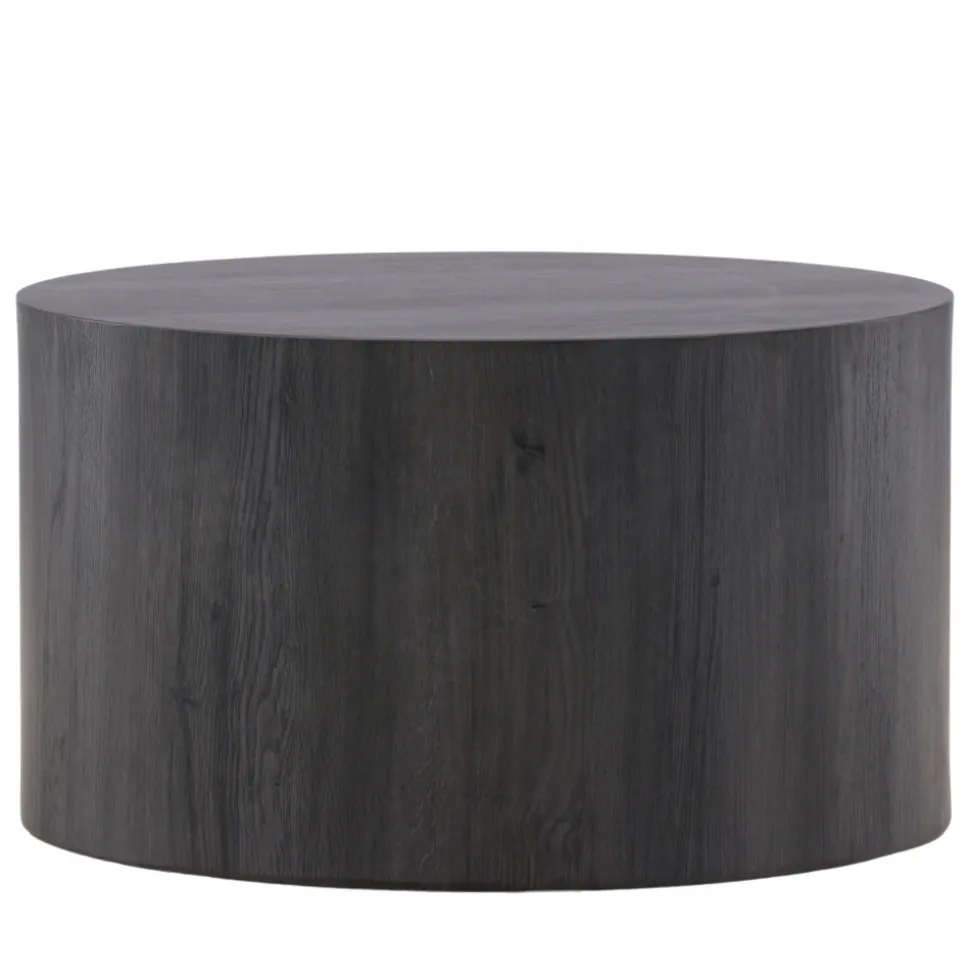 YORK Table basse ronde effet marbre ø80cm