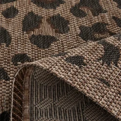 YUMA Tapis contemporain imprimé léopard